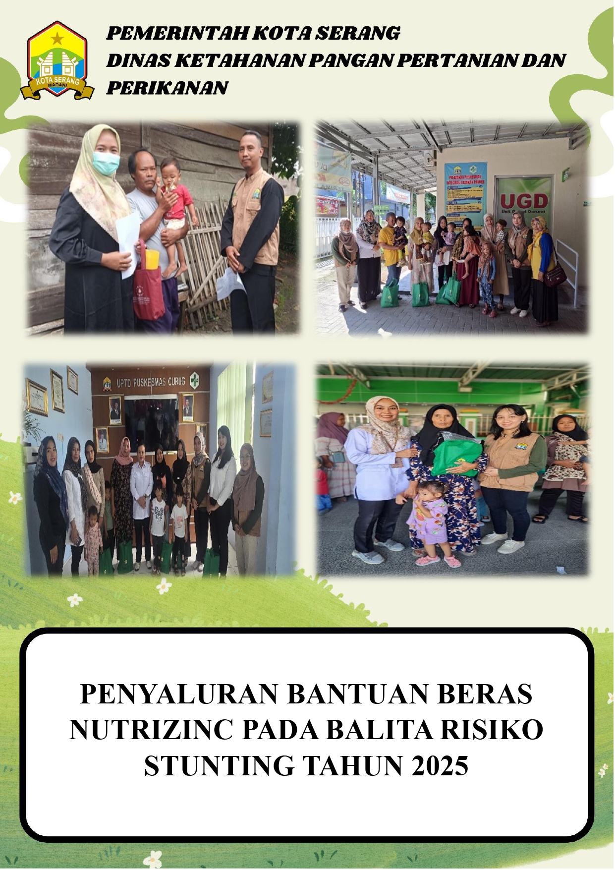 Penyaluran Bantuan Beras NutriZinc untuk Balita Risiko Stunting di Kota Serang Tahun 2025