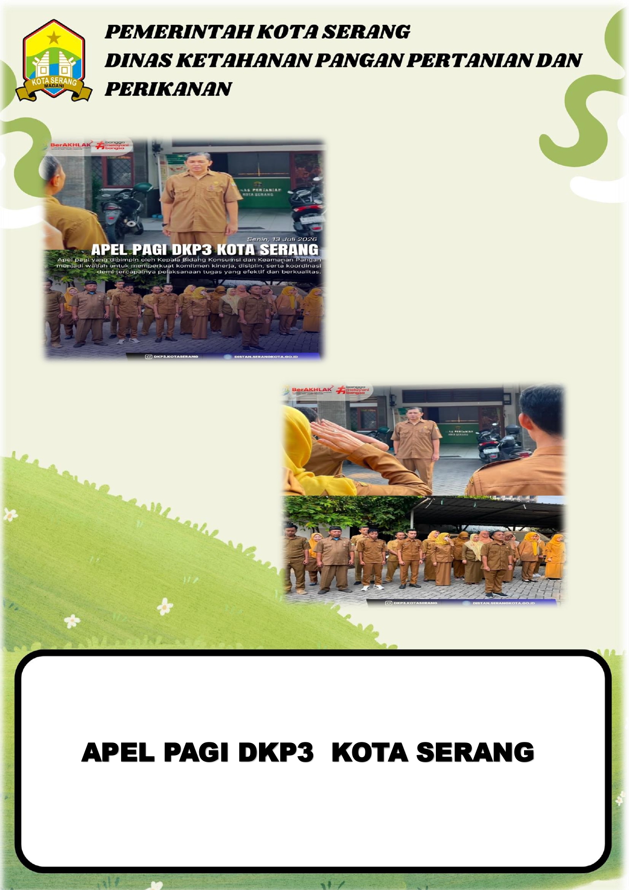 APEL PAGI DKP3 KOTA SERANG 13 JULI 2026
