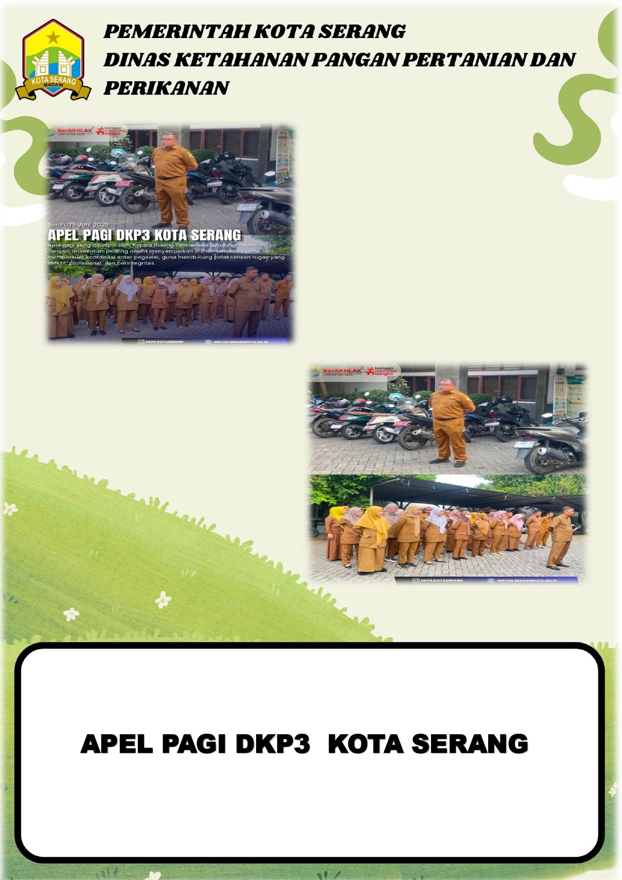 APEL PAGI DKP3 KOTA SERANG