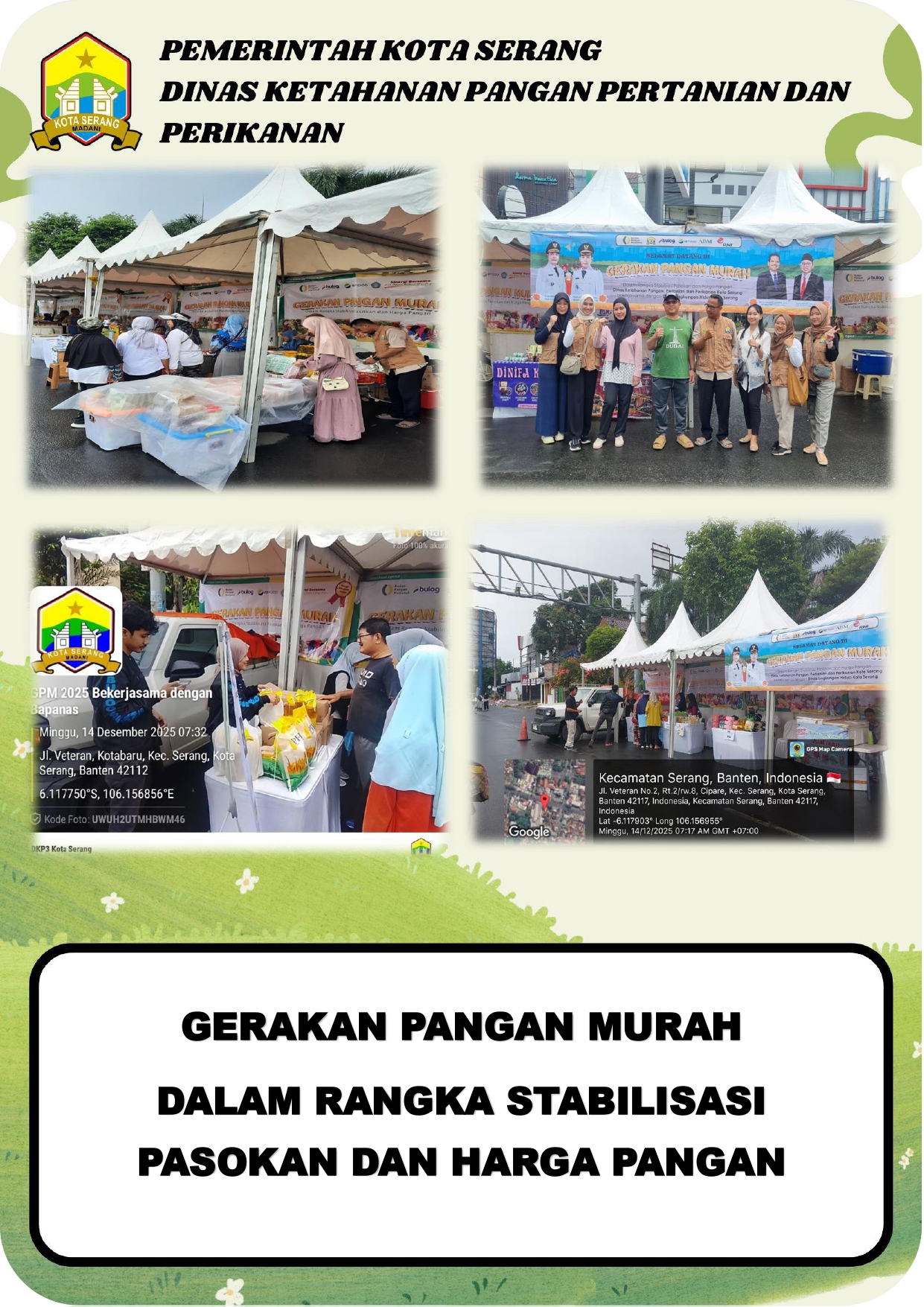 Gerakan Pangan Murah dalam Rangka Stabilisasi Pasokan dan Harga Pangan