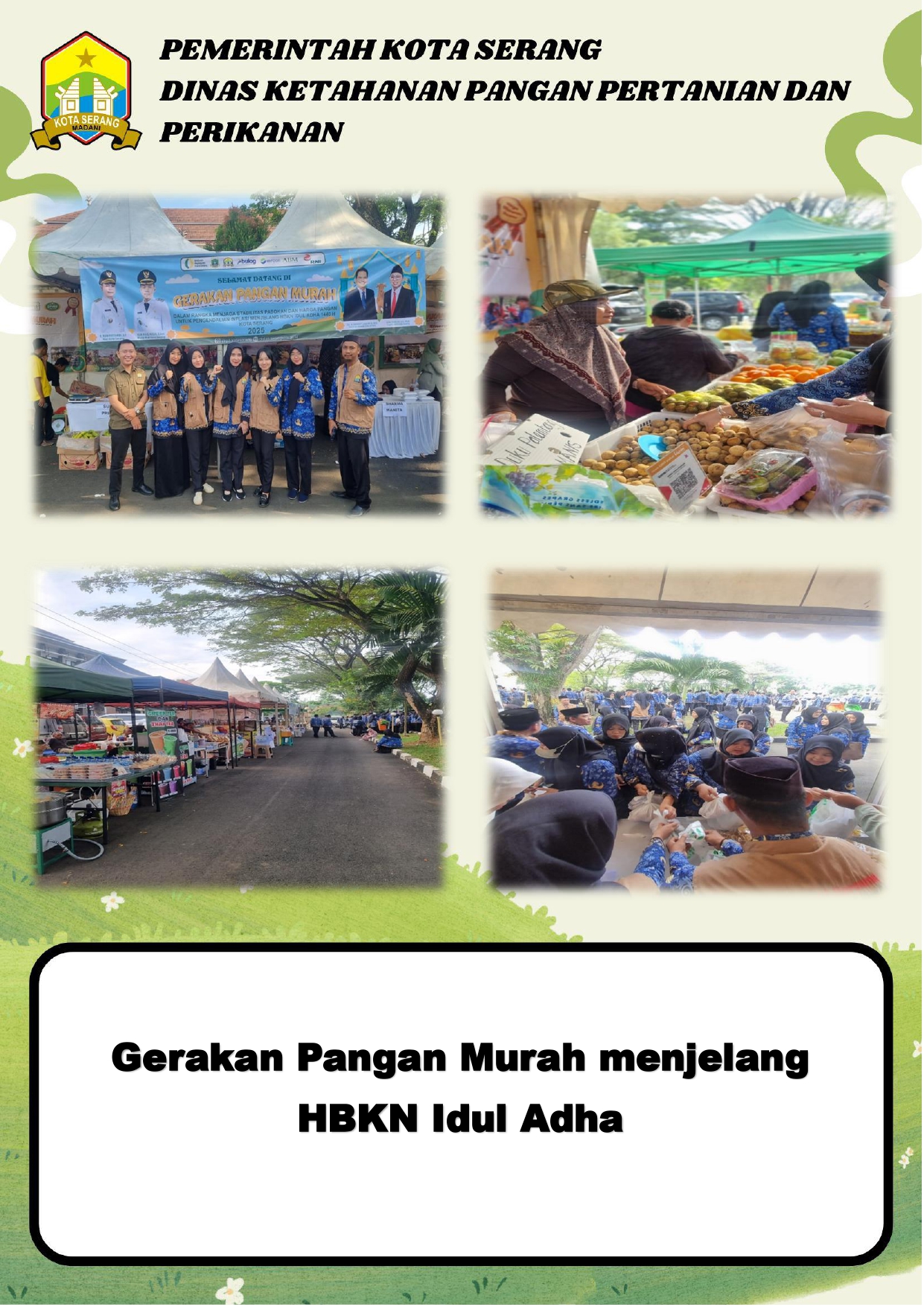 Gerakan Pangan Murah Menjelang HBKN Idul Adha di Pemkot Serang