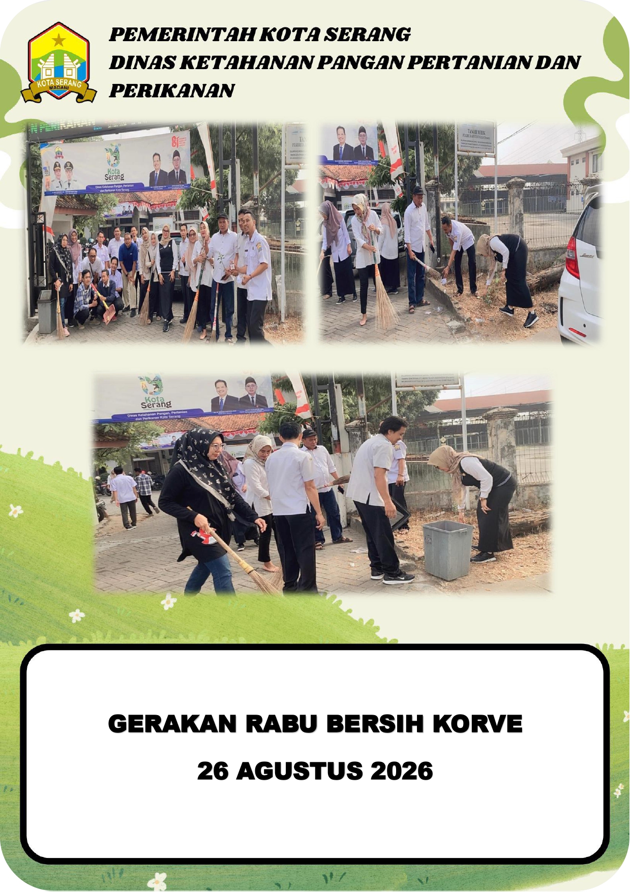 GERAKAN RABU BERSIH (KORVE) 26 AGUSTUS 2026