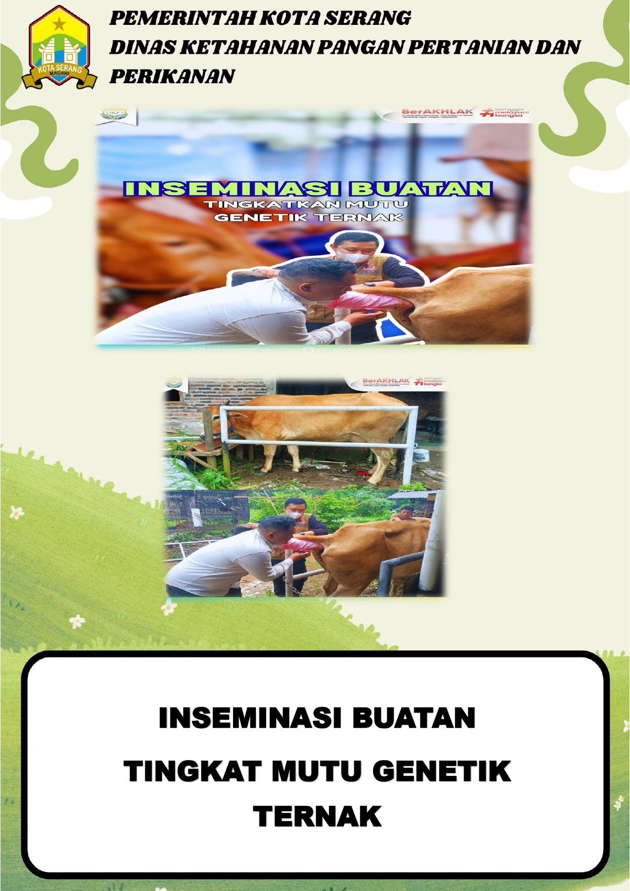 INSEMINASI BUATAN TINGKATKAN MUTU GENETIK TERNAK