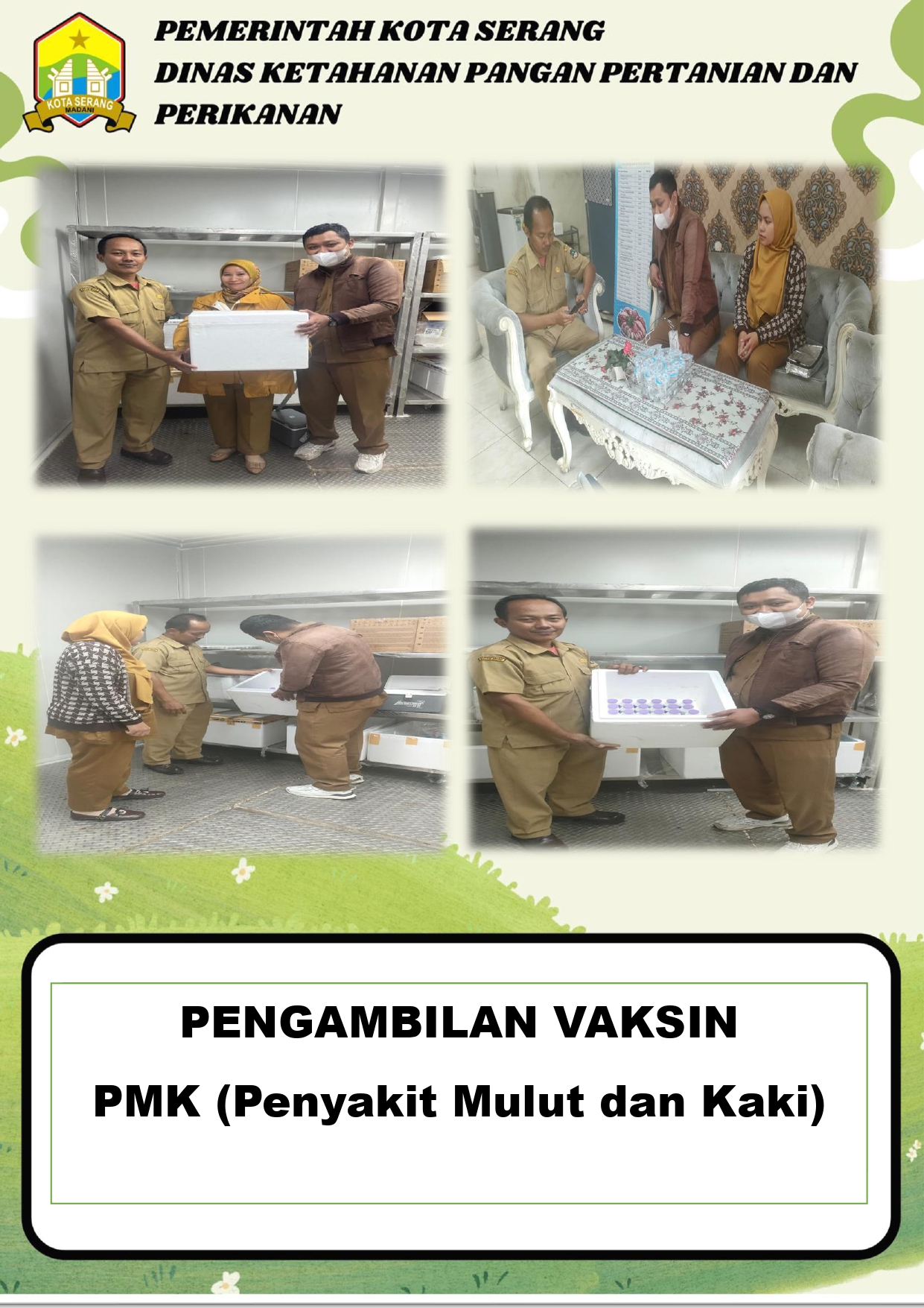 Pengambilan Vaksin Penyakit Mulut dan Kuku (PMK)