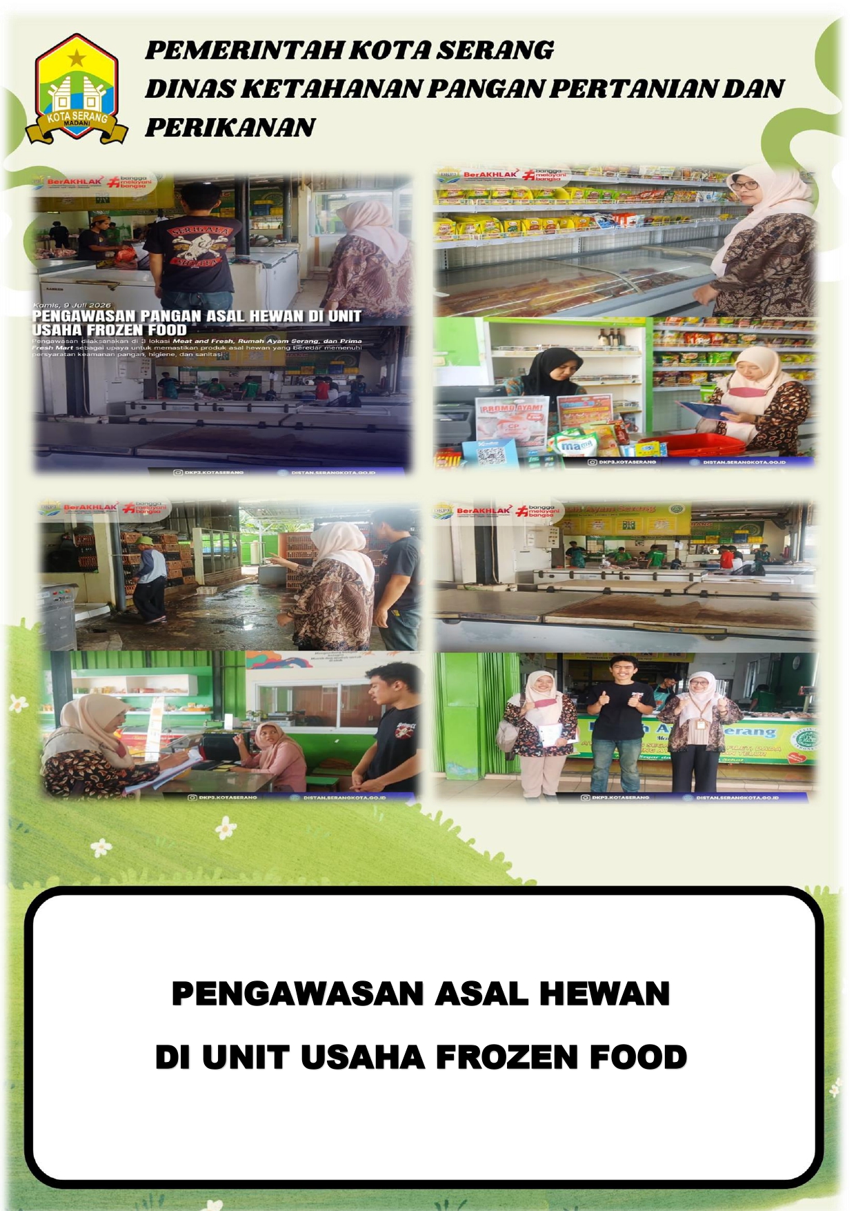 PENGAWASAN PANGAN ASAL HEWAN DI UNIT USAHA FROZEN FOOD