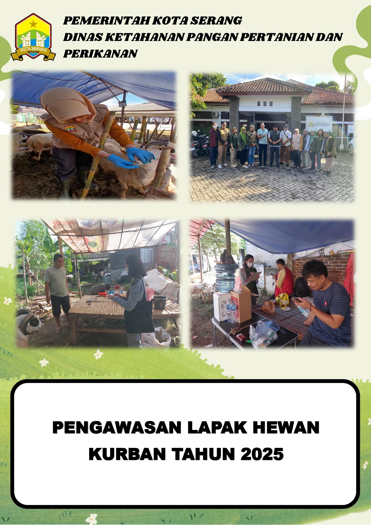 DKP3 Kota Serang Lakukan Pengawasan Lapak Hewan Kurban Jelang Idul Adha 1446 H