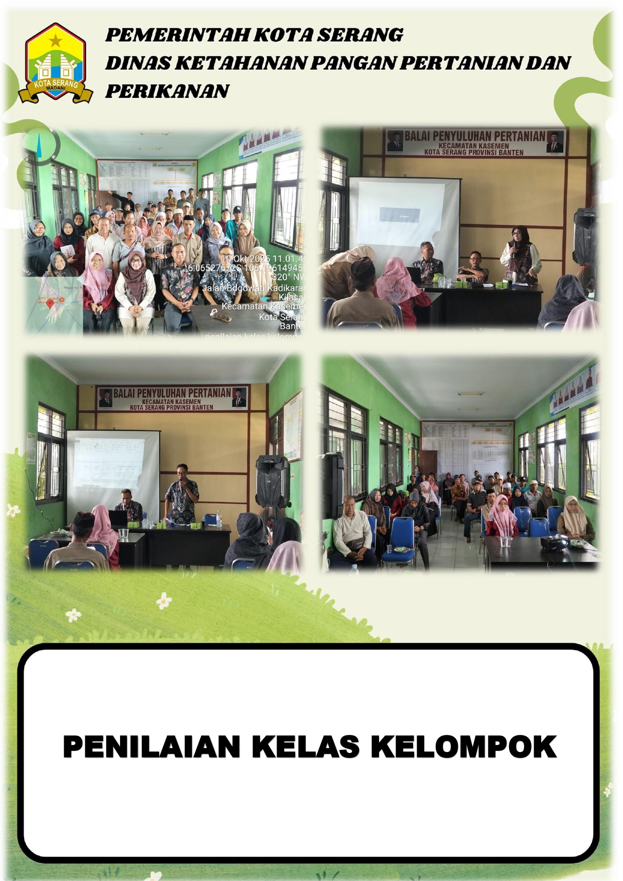 Penilaian Kelas Kelompok Tani di Kecamatan Kasemen, Kota Serang
