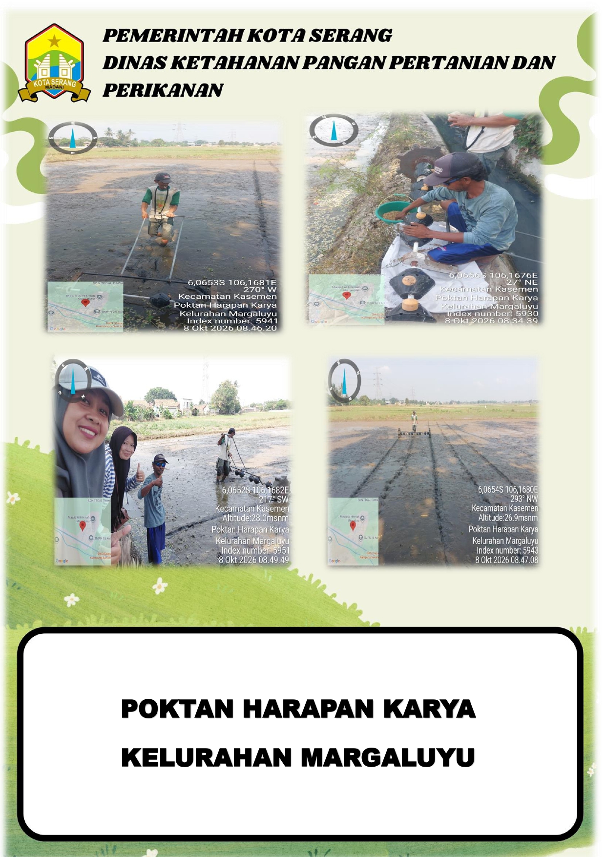PEMBINAAN DAN PENDAMPINGAN POKTAN HARAPAN KARYA KELURAHAN MARGALUYU KECAMATAN KASEMEN
