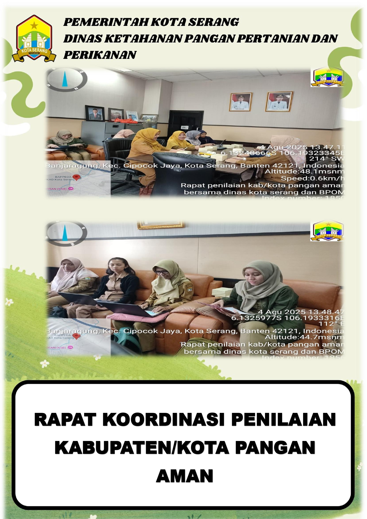 Rapat Koordinasi Penilaian Kabupaten/Kota Pangan Aman