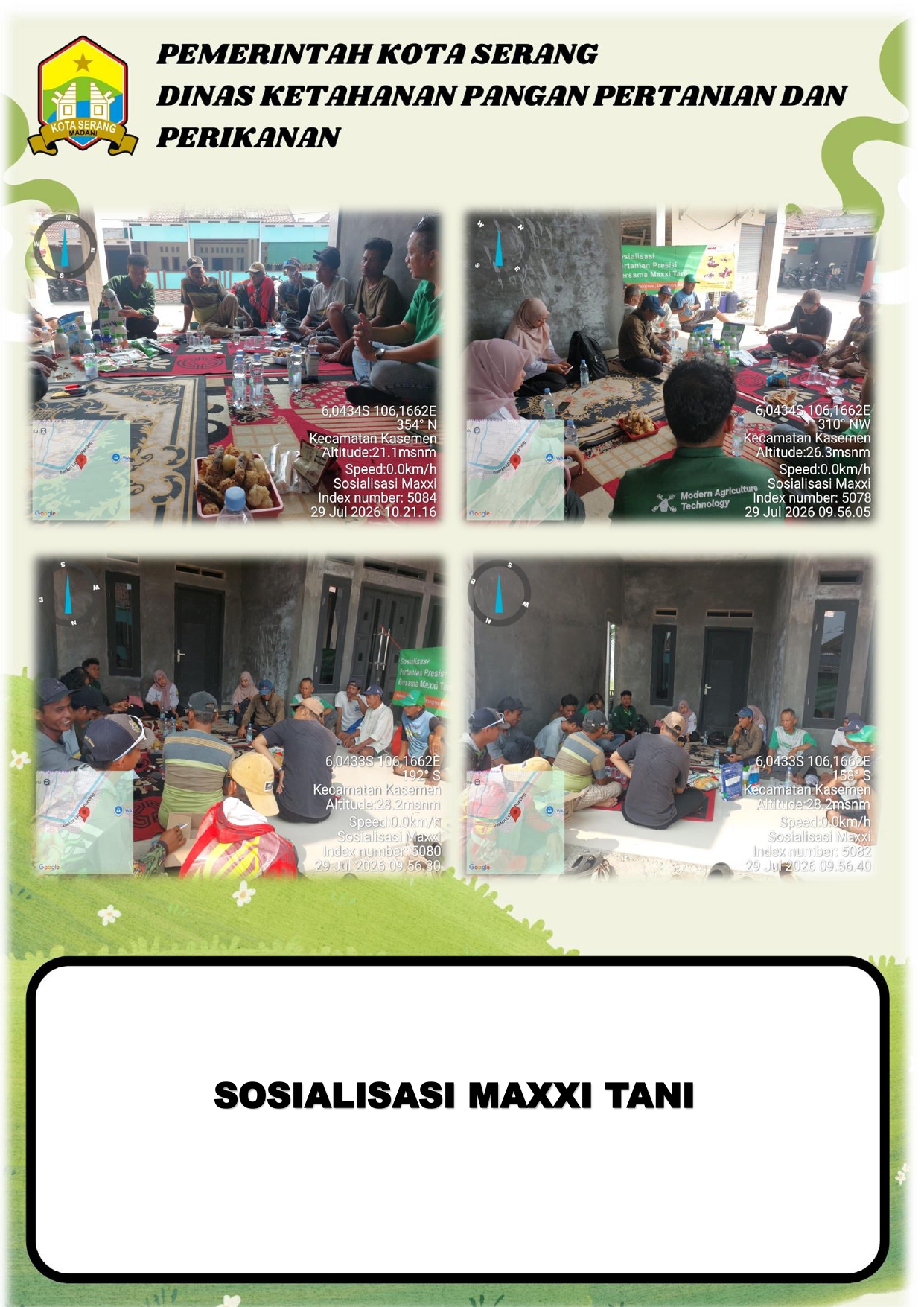 SOSIALISASI MAXXI TANI
