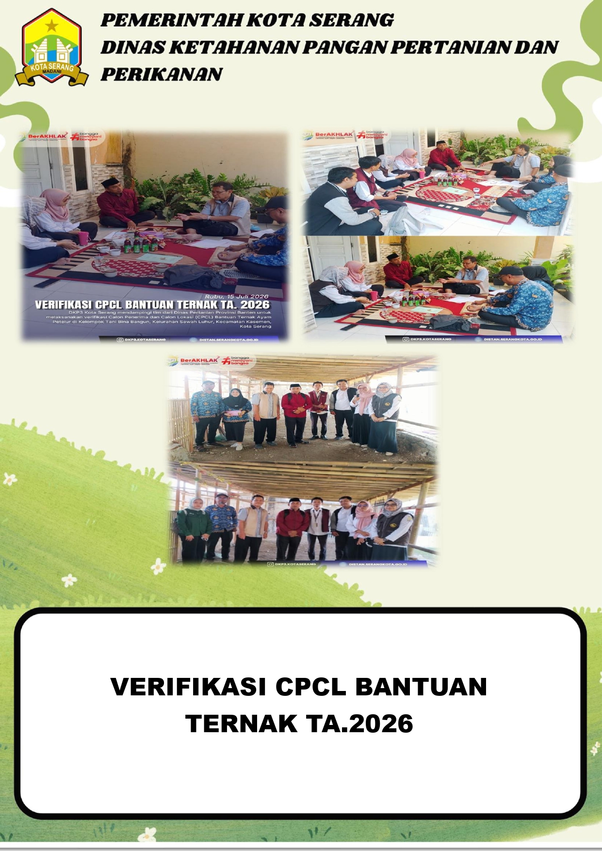 VERIFIKASI CPCL BANTUAN TERNAK TA. 2026