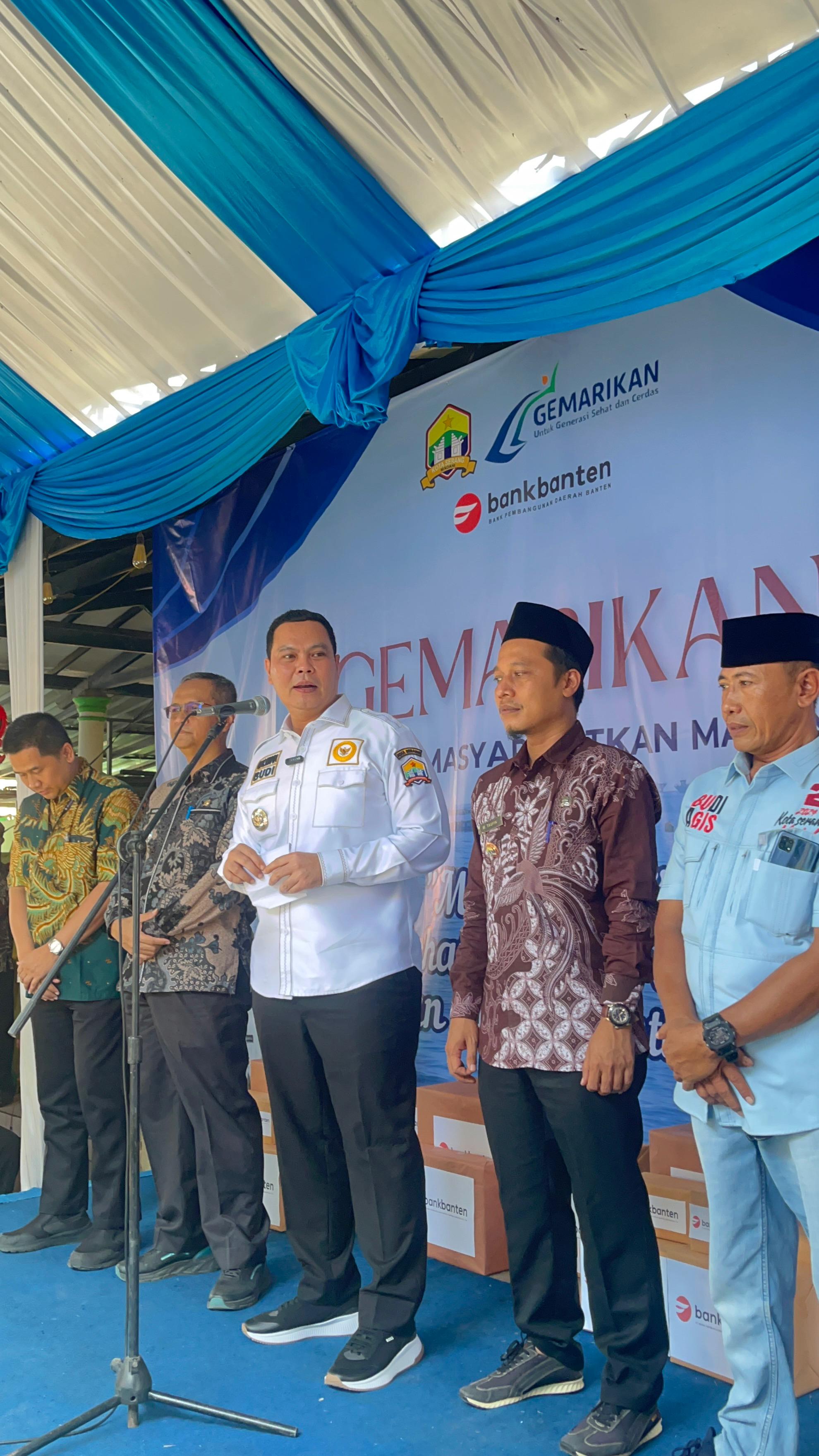 DKP3 Kota Serang Gelar Kegiatan GEMARIKAN di Kelurahan Banten, Kecamatan Kasemen