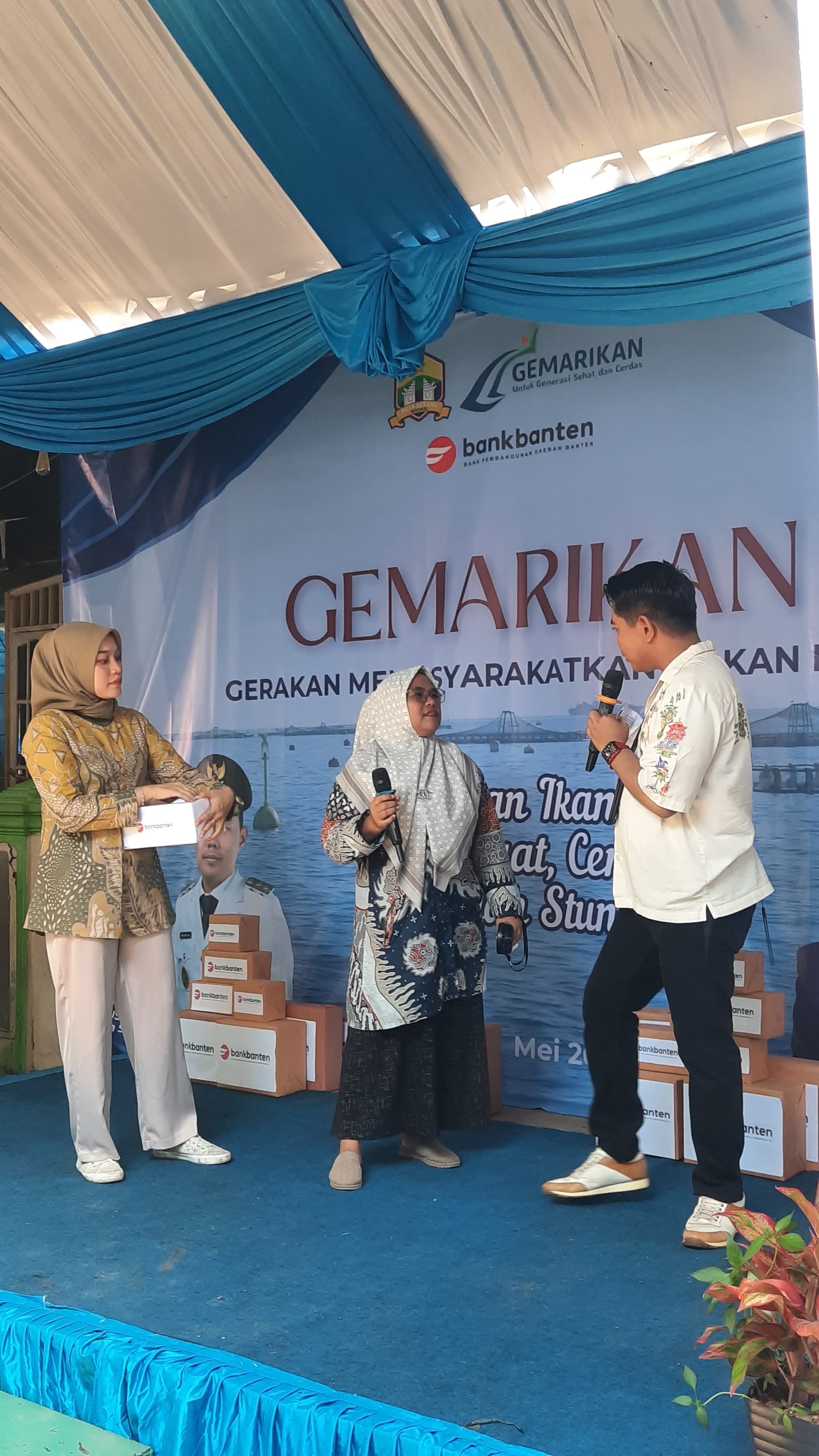 DKP3 Kota Serang Gelar Kegiatan GEMARIKAN di Kelurahan Banten, Kecamatan Kasemen