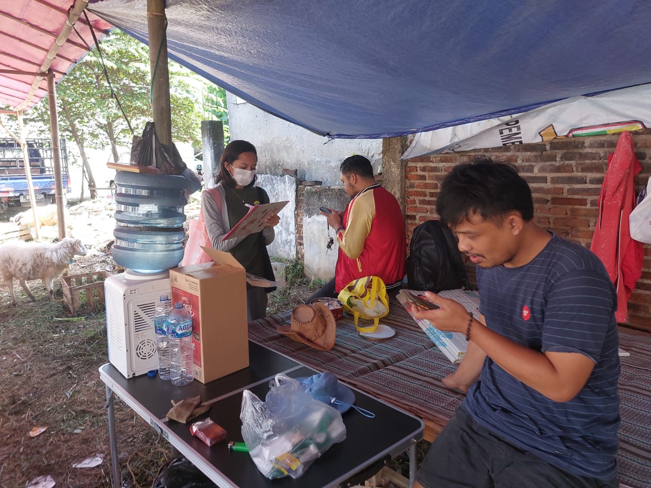 DKP3 Kota Serang Lakukan Pengawasan Lapak Hewan Kurban Jelang Idul Adha 1446 H