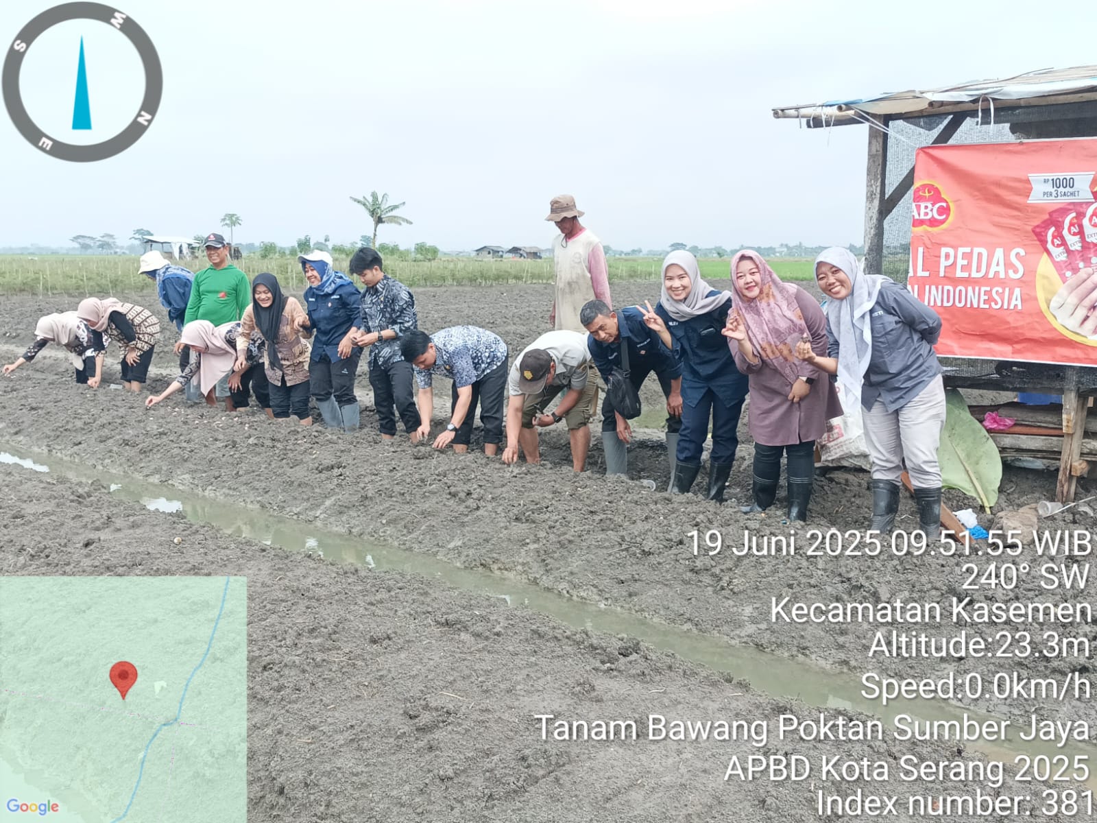 Tanam Bawang oleh Kelompok Tani Sumber Jaya: Dorong Diversifikasi dan Ketahanan Pangan Kota Serang