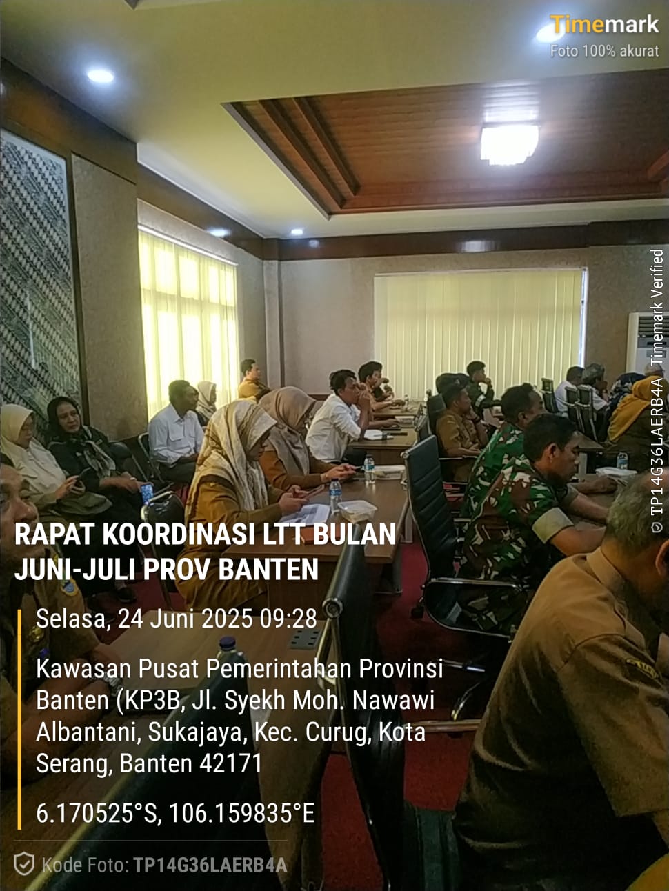 Rapat Koordinasi LTT Bulan Juni–Juli Provinsi Banten: DKP3 Kota Serang Siap Dukung Percepatan Tanam