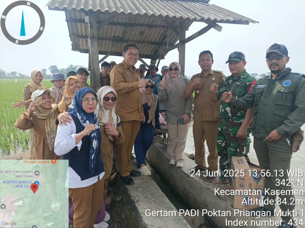 GERTAM Padi Poktan Priangan Mukti 1: Upaya Percepatan Tanam dan Dukung Swasembada Pangan