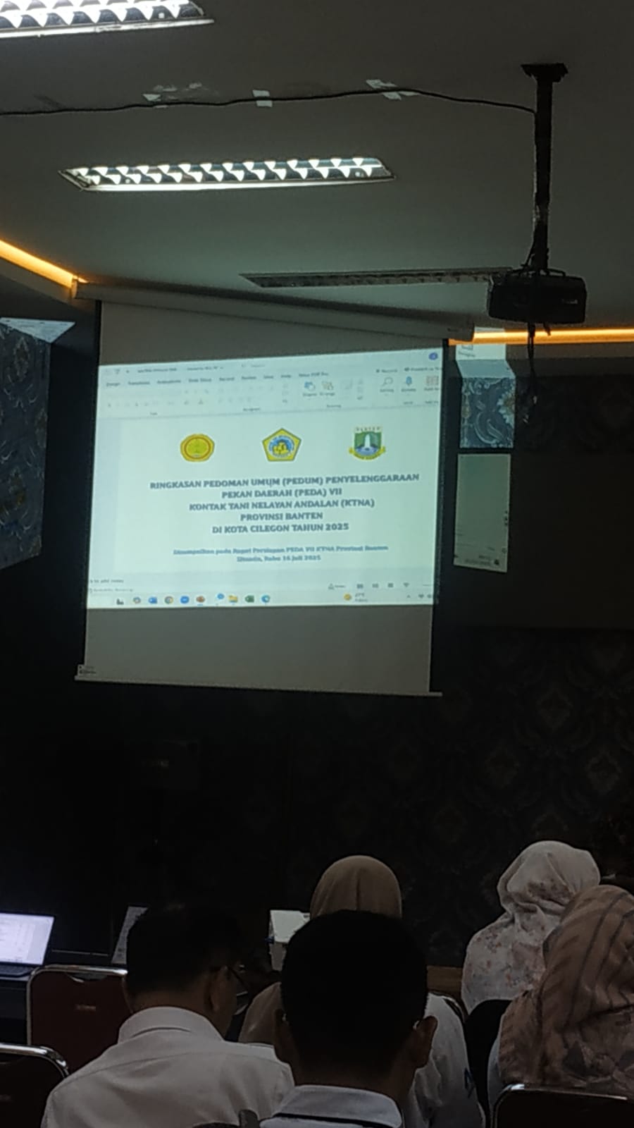 Rapat Persiapan PEDA (Pekan Daerah) KTNA ke-VII Tingkat Provinsi Banten di Kota Cilegon