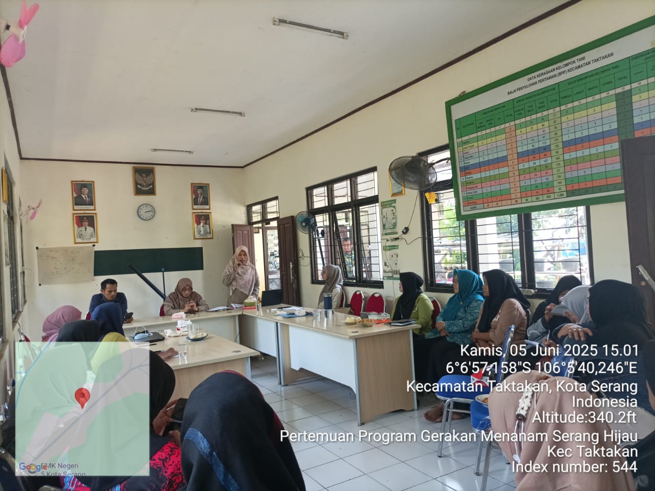 PERTEMUAN PROGRAM GERAKAN MENANAM SERANG HIJAU